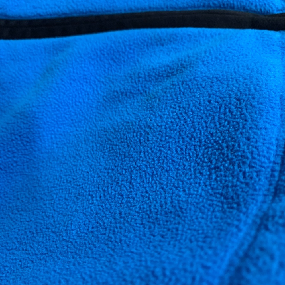 Under Armour Full-Zip Light Fleece Jacket - Cerulean Blue & Black Medium - Picture 12 of 12